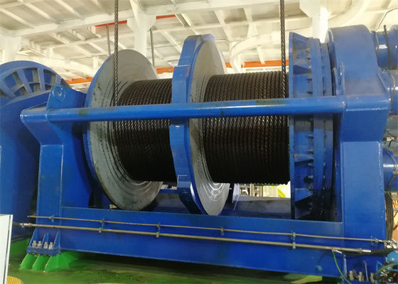 Heavy Duty 2200t Electric Lifting Winch Installation Vessel For Wind Power Generation