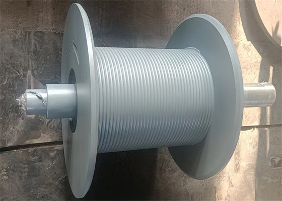 Q355D Cable Winch Drum, Customizable Lebus Groove Wire Rope Reel