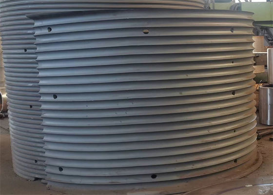 Carbon Steel Material Lebus Grooved Drum Sleeves For Winch Drum