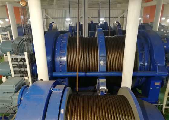 Heavy Duty 2200t Electric Lifting Winch Installation Vessel For Wind Power Generation