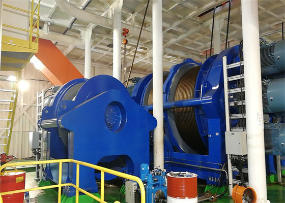 Heavy Duty 2200t Electric Lifting Winch Installation Vessel For Wind Power Generation