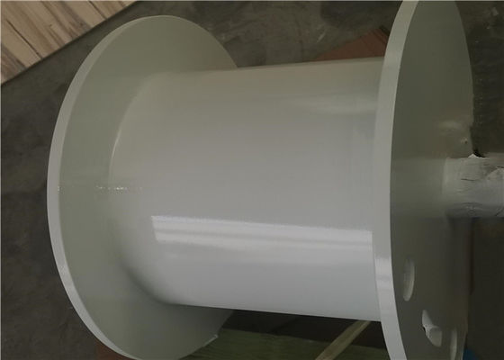 Q355D Marine Crane Fiting Cable Winding Drum 546mm Covered With Zinc And Paint