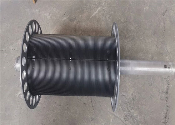Anti Static Insulation Rope Drum Covered With LEBUS Groove Nylon Sleeves