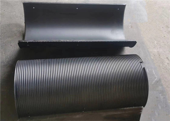 Anti Static Insulation Rope Drum Covered With LEBUS Groove Nylon Sleeves