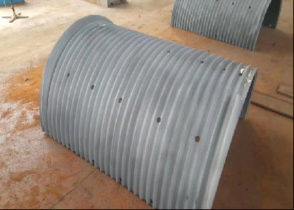 Steel Wire Rope Winding Grooved Geometry Drum Skin For Marine Vessels