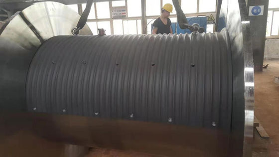 Steel Wire Rope Winding Grooved Geometry Drum Skin For Marine Vessels