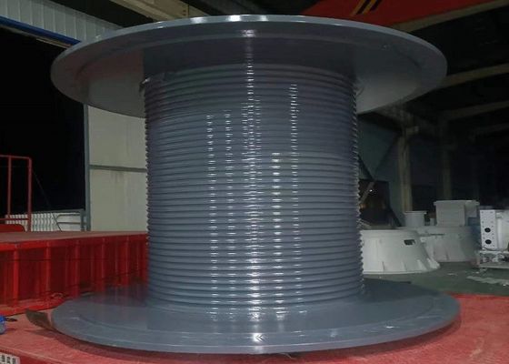 Steel Or Nylon Grooved Wire Rope Drum Cylinders For Winding Wire Rope Customizable