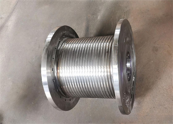 Single / Double Lebus Grooved Winch Drum 50mm-2500mm Diameter For Industrial Use