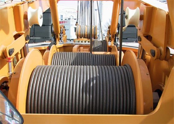 80t Crawler Crane Lebus Grooved Winch Drum For 3-200mm Rope Diameter