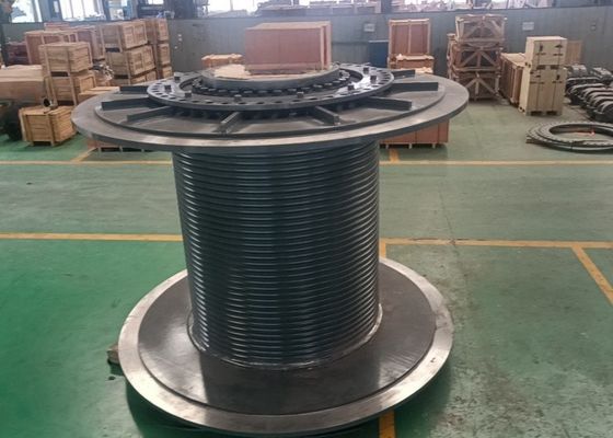 Lebus Grooved Cable Drum 1-50 Ton Load Capacity Tower Crane Parts