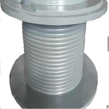 Marine Platform Ship Grooved Crane Drum Rope Winding Double Fold Line
