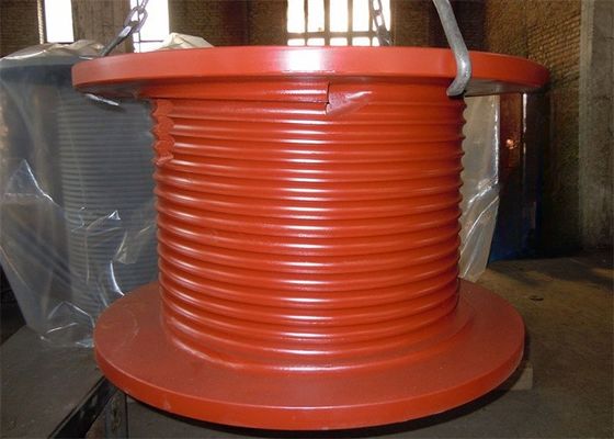 Precision Machined Cable Winch Drum With Lebus Grooves For Industrial Applications