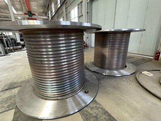 Carbon Steel Customizable Lebus Winch Drum Folding Line Rope Groove Or Spiral Groove