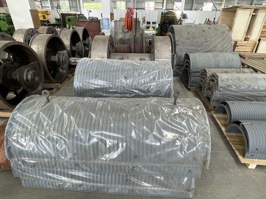 Customizable Carbon Steel Lebus Spiral Groove Winch Drum