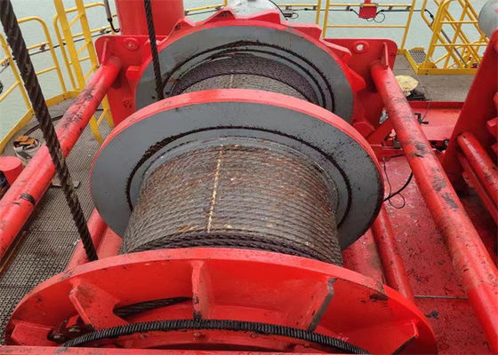 Steel Cable Winch Drums With Anti Corrosion Coating For Oil And Offshore
