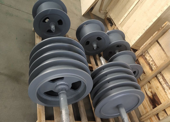 Lebus Rope Drum Winch Drum With Anti Corrosion Coating And Customized Capacity ISO9001 Certified