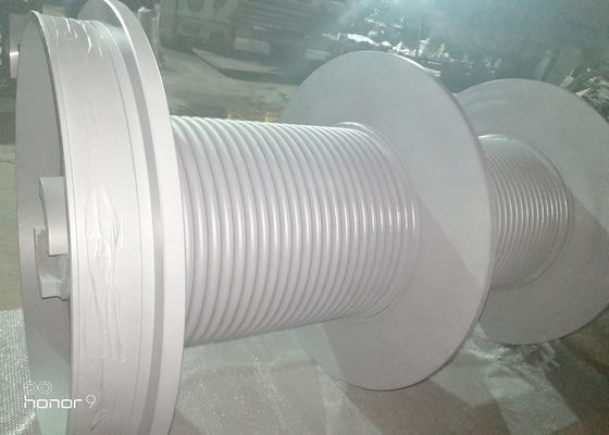 5 Layer 300KN Marine Rope Winch Drum Primer Grey For Ship Machinery