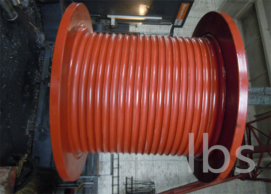 Rope Capacity of 1-30 Tons Grooved Winch Drum with Lebus or Spiral Rope Groove