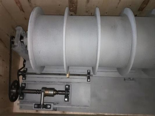 Compact Double Drum Electric Winch , 50 Ton Winch Grooved Drums For Oil Mining