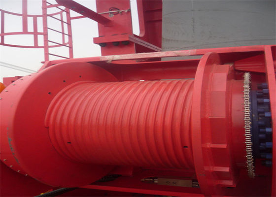 320KN Slow Speed Electric Marine Winch Carbon Steel With 65mm Wire