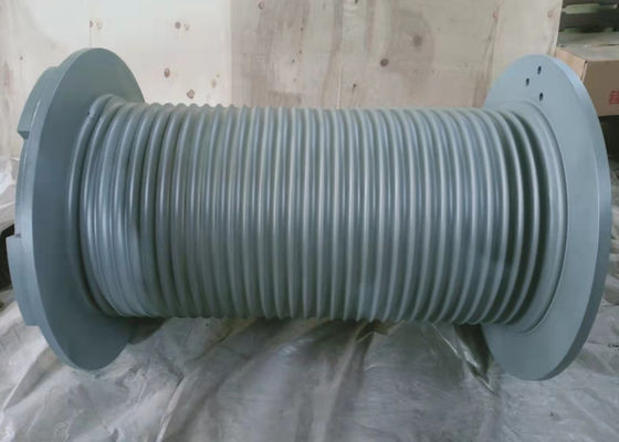 Customizable Grooved Winch Drum For 1-30 Tons Rope Capacity And 5-80 Groove Number