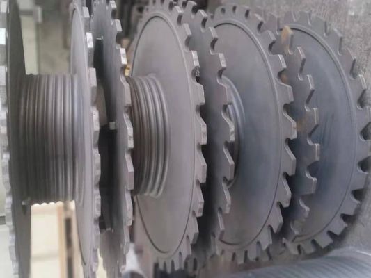 Steel Q355B One Layer Grooved Winch Drum Single Durm For Winch Machine