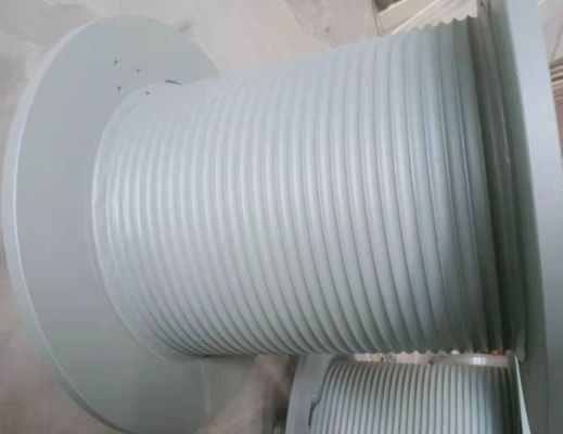 Lebus Grooved Winch Drum Steel Material Wire Rope Capacity 50-10000 Mm