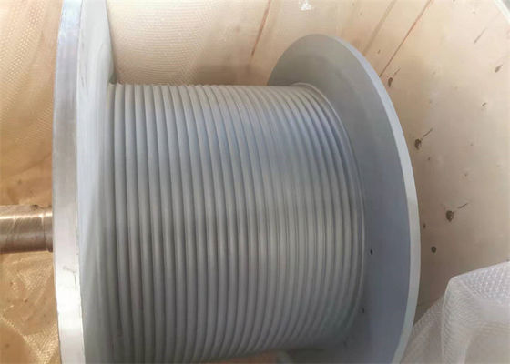 1-150 Mm Groove Pitch Grooved Winch Drum for 10-10000 M Rope Length in Heavy-Duty Applications