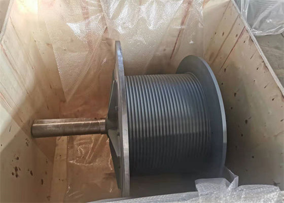 1-150 Mm Groove Pitch Grooved Winch Drum for 10-10000 M Rope Length in Heavy-Duty Applications