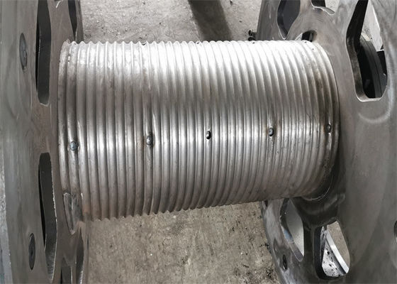 Efficiently Using Split Grooved Drum Sleeves Welded On Winch