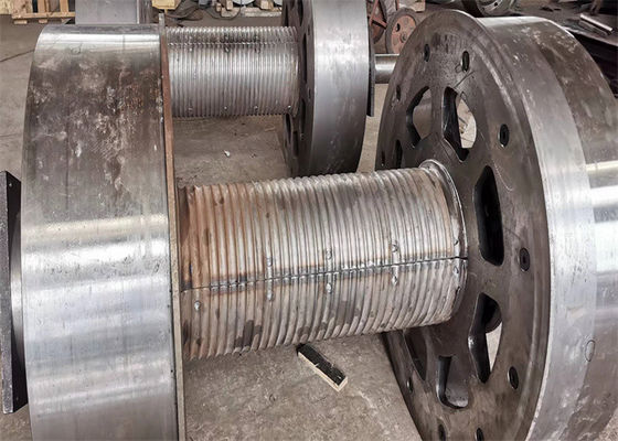 Efficiently Using Split Grooved Drum Sleeves Welded On Winch